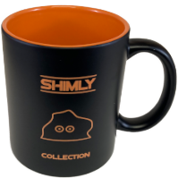 Shimly-Tasse (schwarz / orange)